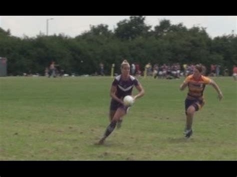 Huge Womens Rugby Tackle Youtube