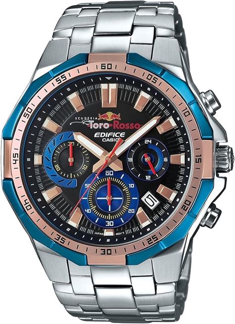 Mens Casio Edifice Toro Rosso Special Edition Chronograph Watch Efr