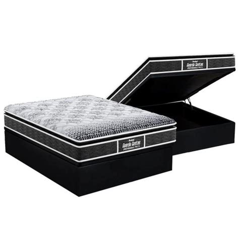 Cama Box Ba Casal Colch O Ortop Dico Probel D Ep Guarda Costas