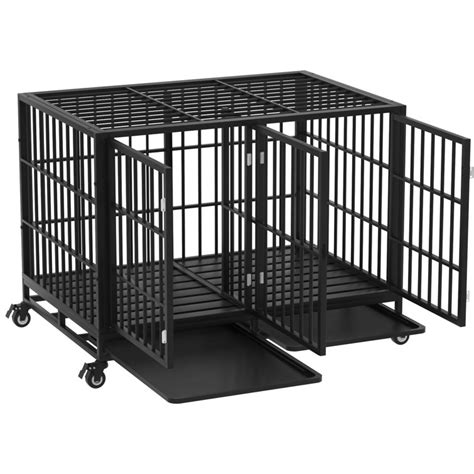 Tucker Murphy Pet™ 43 Stackable Dog Crate With Divider Panel For Large