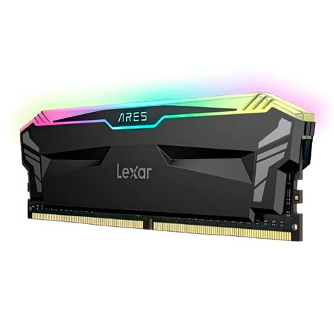 Memoria Lexar Ares Rgb 16gb 2x8gb Ddr4 4000mhz Preto Ld4eu008g