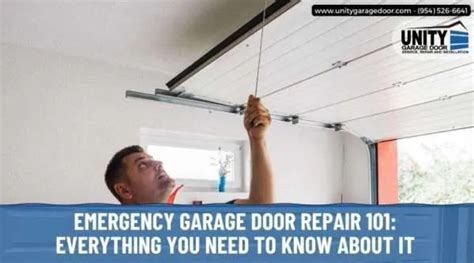 Emergency Garage Door Repair Things To Know About It