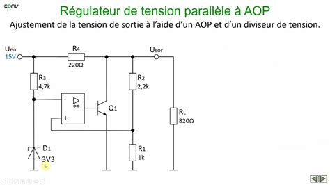 Elan R Gulateur De Tension Partie R Gulateur Parall Le Aop