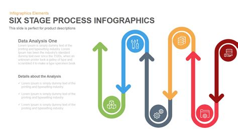 6 Stage Infographics Process PowerPoint Template And Keynote