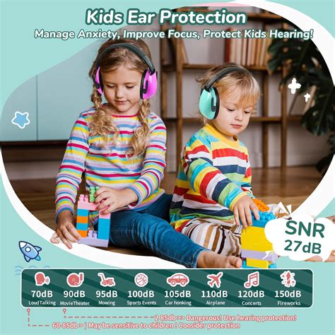 Kids Ear Protection Earmuffs Safety Hearing Protection Headphones Noise