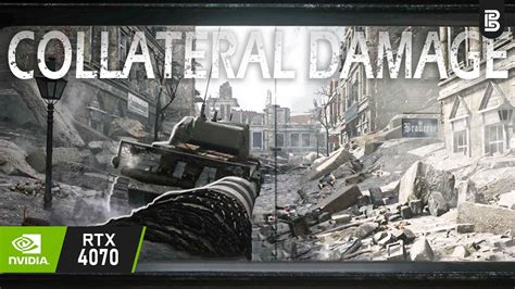 Collateral Damage Tank Mission Call Of Duty WW2 RTX 4070