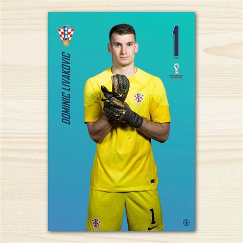 FIFA World Cup 2022 CROATIA Player Prints Football Fan Card