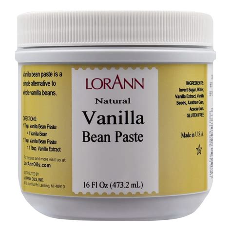 LorAnn Natural Vanilla Bean Paste 16 ounce Gousse de vanille Thé