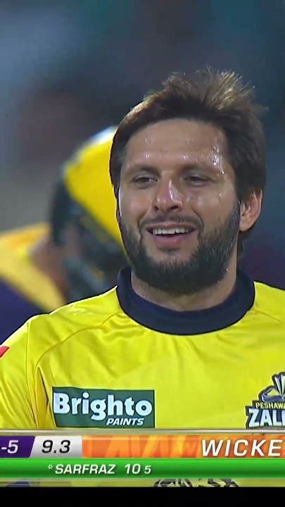 Shahid Afridi Takes 1st Psl 5 Wickets Vs Quetta Gladiators Hblpsl