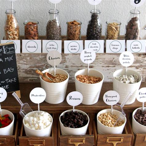 HOW TO Create A Trail Mix Bar At Your Wedding Creative And Fun