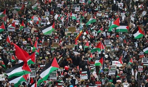 Palestina Manifestaciones En Todo El Mundo Mientras El Genocidio