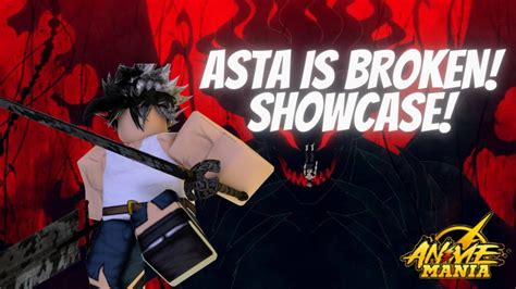 Asta Is A Demon Showcase Anime Mania Roblox Youtube