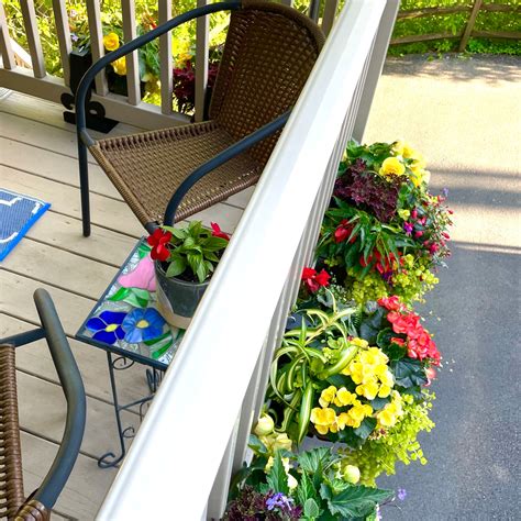 Railing Planter Floating Garden Shelf Etsy