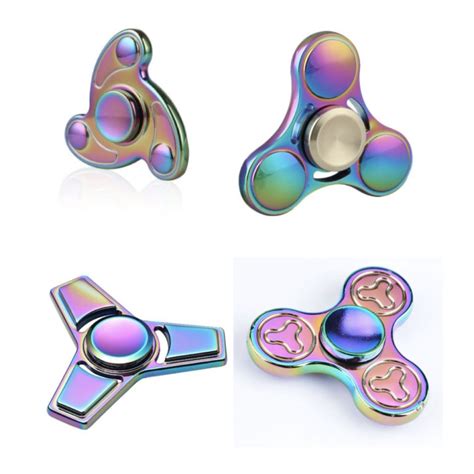 Wholesale Rainbow Metal Spinner Fidget Toys in Bulk - ToysOXO ...