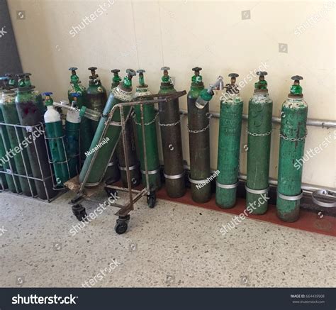 Oxygen Tanks Oxygen Storage Area Safe Stock Photo Shutterstock