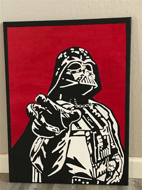 Star Wars Darth Vader Painting Etsy