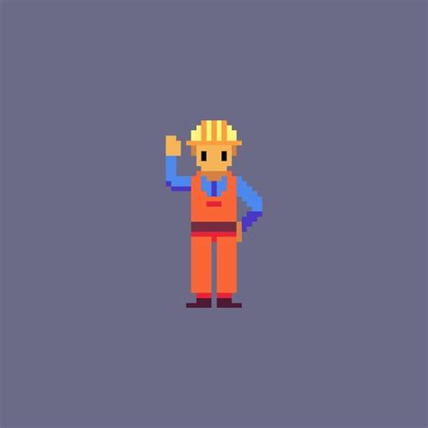 Premium Vector Pixel Art Game Character