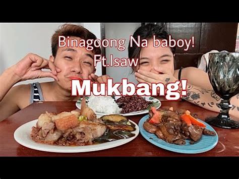 Binagoongang Baboy At Isaw Ng Baboy Mukbangers Foryou Fyp