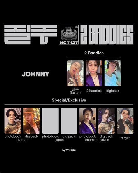 T 🤍 On Twitter Nct 127 질주 2 Baddies Individual Member Photocard