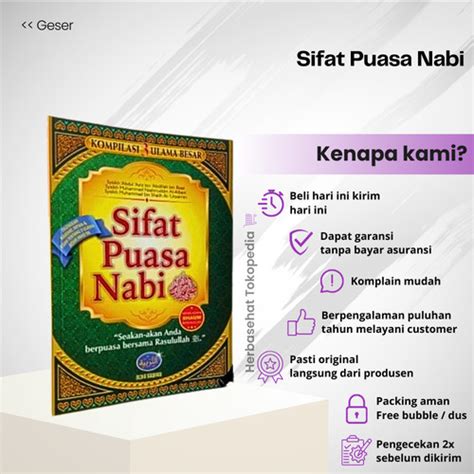 Jual Buku Saku Sifat Puasa Nabi Muhammad Rasulullah Media Tarbiyah