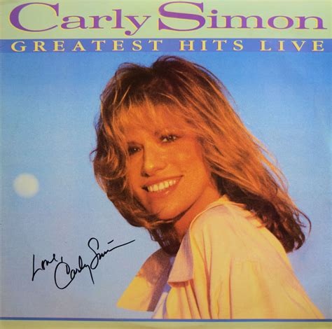 Carly SimonGreatest Hits Live1988 – Autographcentral