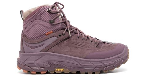 Hoka One One X Bodega Tor Ultra High Sneaker Boots In Purple Lyst Uk