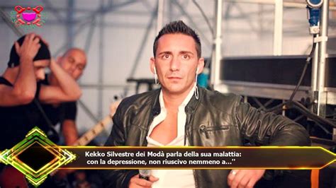 Kekko Silvestre Dei Mod Parla Della Sua Malattia Con La Depressione