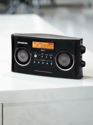 Sangean PR D5 Black Radio Portable Digital Am FM LCD Orange