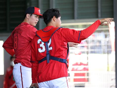 【広島】右肘手術明け森下暢仁がブルペンで37球「自分の中でも上がっている」復活プランは順調 プロ野球写真ニュース 日刊スポーツ