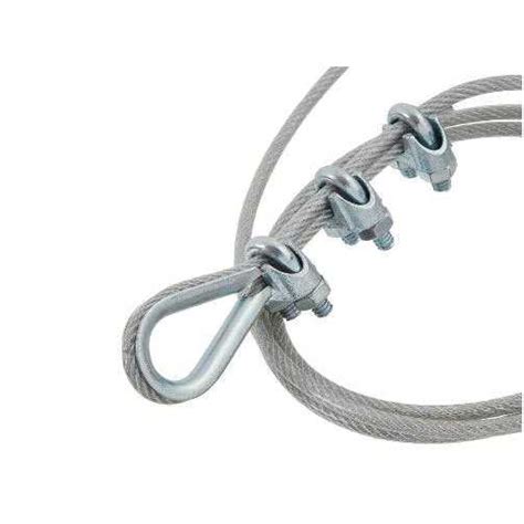 Everbilt In X Ft Vinyl Coated Steel Wire Rope Kit Hardwares