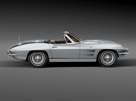 Chevrolet Corvette C2 Convertible 3d 3ds