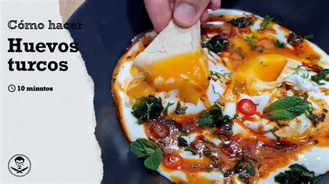 Receta HUEVOS TURCOS El MEJOR desayuno MUY FÁCIL YouTube