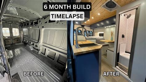 Diy Campervan Conversion Full Build Timelapse Months Youtube