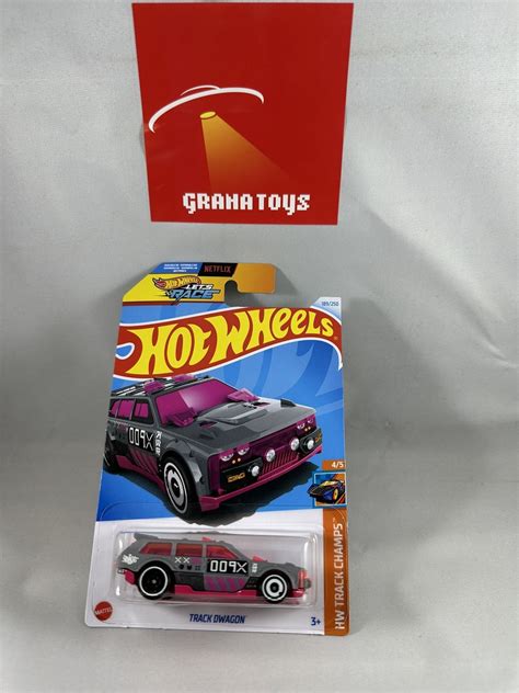 Track Dwagon Grey Pink Track Champs Hot Wheels Case K Grana Toys