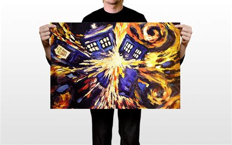 Doctor Who Van Gogh Exploding Tardis