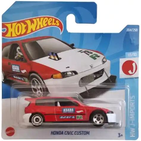 Mattel Hot Wheels Honda Civic Custom kisautó Morzsa játékb