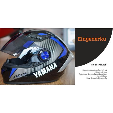 Jual Helm Yamaha Cargloss R15 Full Face V4 Sni Limited Edition