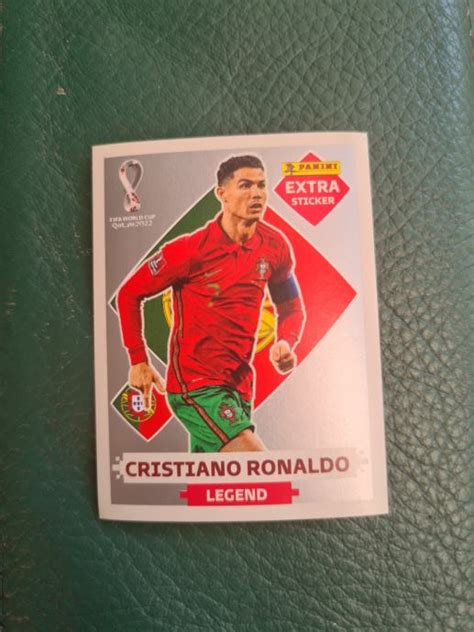 Panini Rare Sli Ica Cristiano Ronaldo Silver Legend Extra Wc Qatar