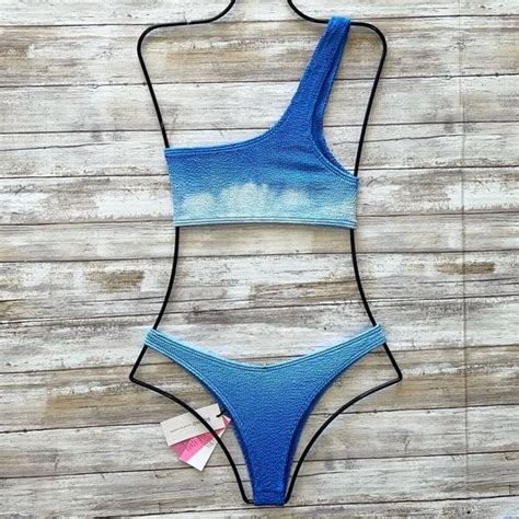 Bond Eye Swim Boundby Bondeye Bel Air Blue The Samira Top And Sinner Bottom Bikini Set