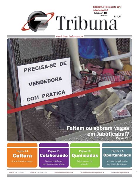 Calam O Jornal Tribuna Edi O