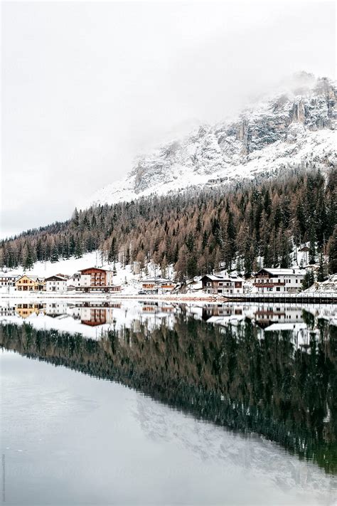 "Lago Di Misurina In The Winter" by Stocksy Contributor "Beatrix Boros ...