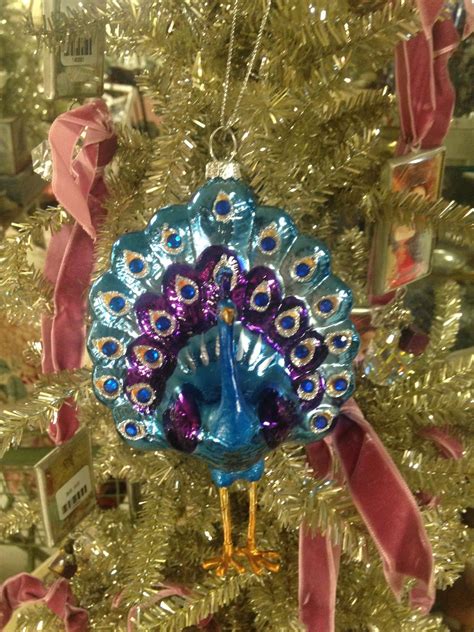 Peacock Ornament Peacock Ornaments Ornaments Christmas Ornaments