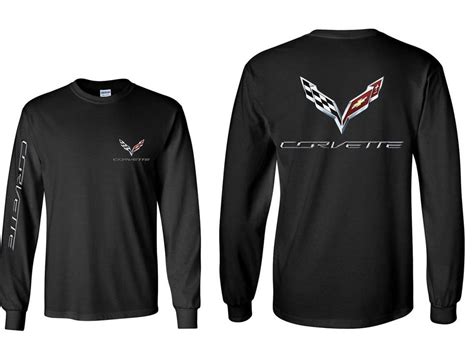 Corvette C7 Long Sleeve T Shirt Corvette Racing Team Long Etsy