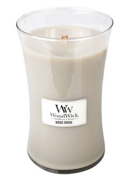 WoodWick Large Candle Wood Smoke shop je bij US Candles - US Candles