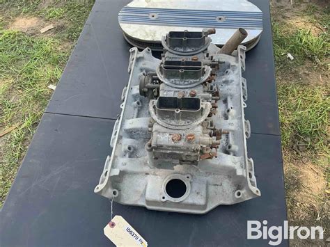 Ford Tri Power Intake And Carbs Bigiron Auctions