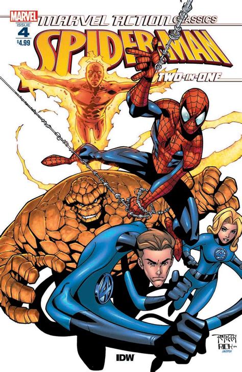 Sneak Peek Preview Of Idw S Marvel Action Spider Man Two In One