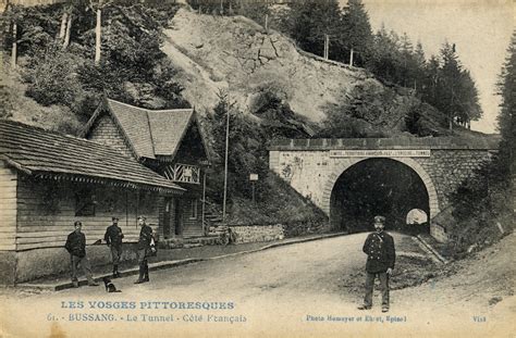 Bussang Col De Bussang Avec Le Poste Des Douaniers Et Le Tunnel