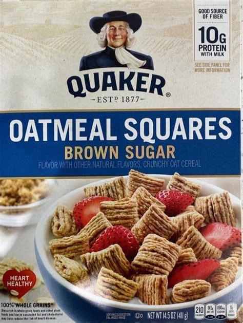 Quaker Oatmeal Squares Nutritional Value Besto Blog