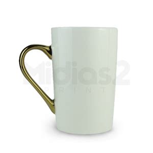 Caneca Ml C Nica Em Porcelana Resinada Livesub Branco Al A