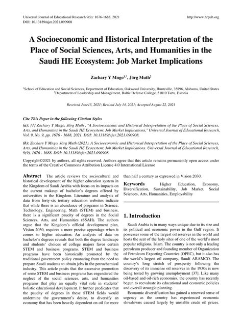 Pdf A Socioeconomic And Historical Interpretation Of The Place Of Social Sciences Arts And